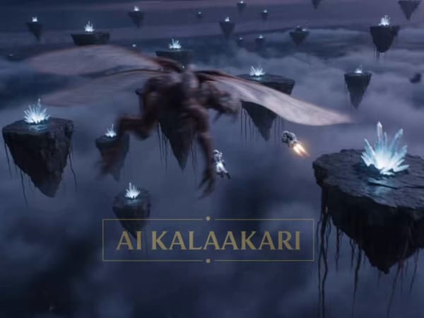 Cinematic photorealistic sci-fi action horror sequence set on a surreal alien world with dark p…