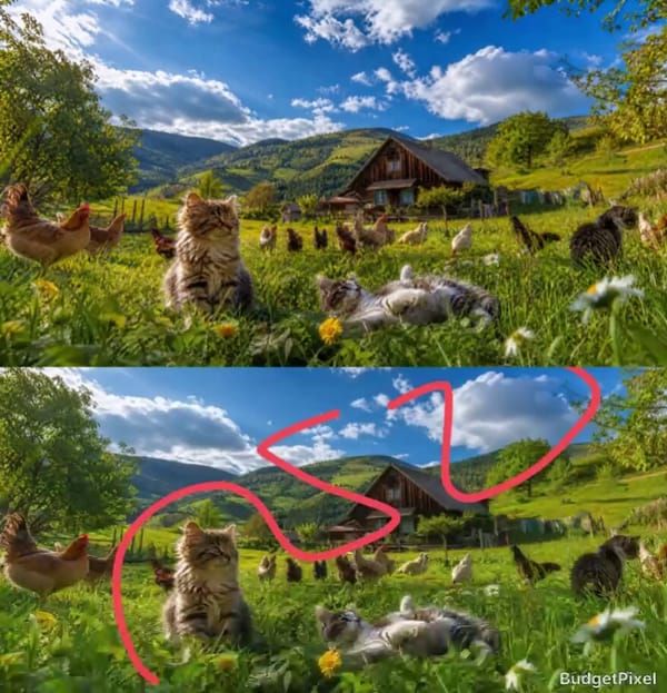 remove the arrows immediately while starting the video. The camera generates footage in a first-per… prompt example