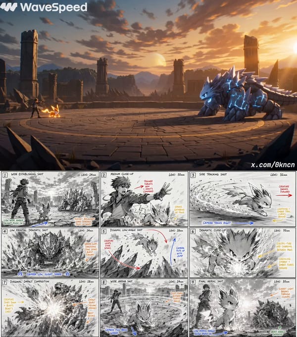 Use the provided 9-panel storyboard sheet @[storyboard ref] as the direct sequential visual key…