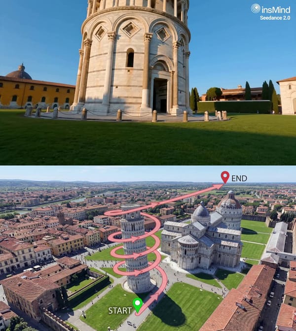 Create a smooth, cinematic 15-second aerial video using the exact reference image as the visual…