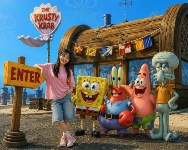 The Krusty Krab prompt example