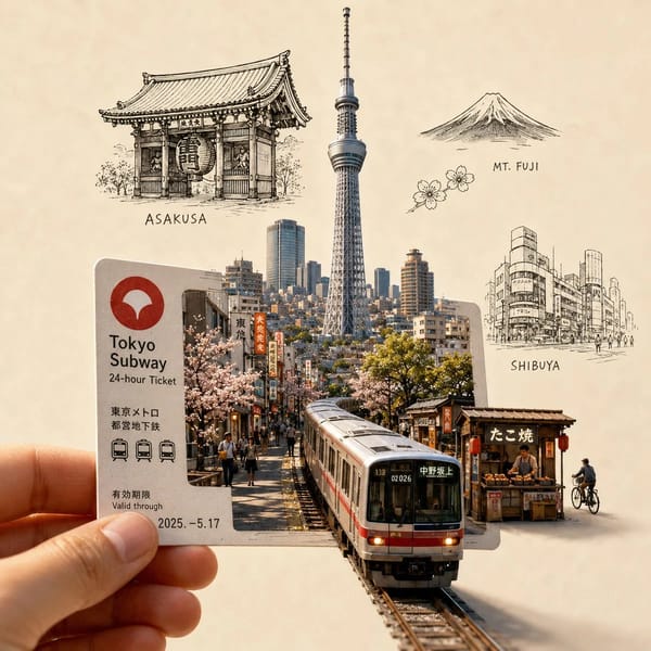 Create a highly detailed, premium travel-art illustration featuring a hand holding a [CITY-SPEC…
