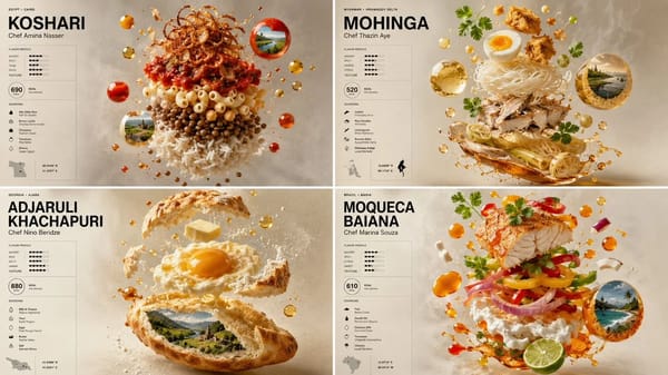 Vertical Fine Art Menu Poster prompt preview