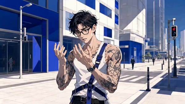 Create a cinematic 16:9 anime cel-shaded video based on the provided character sheet and storyboard… prompt example