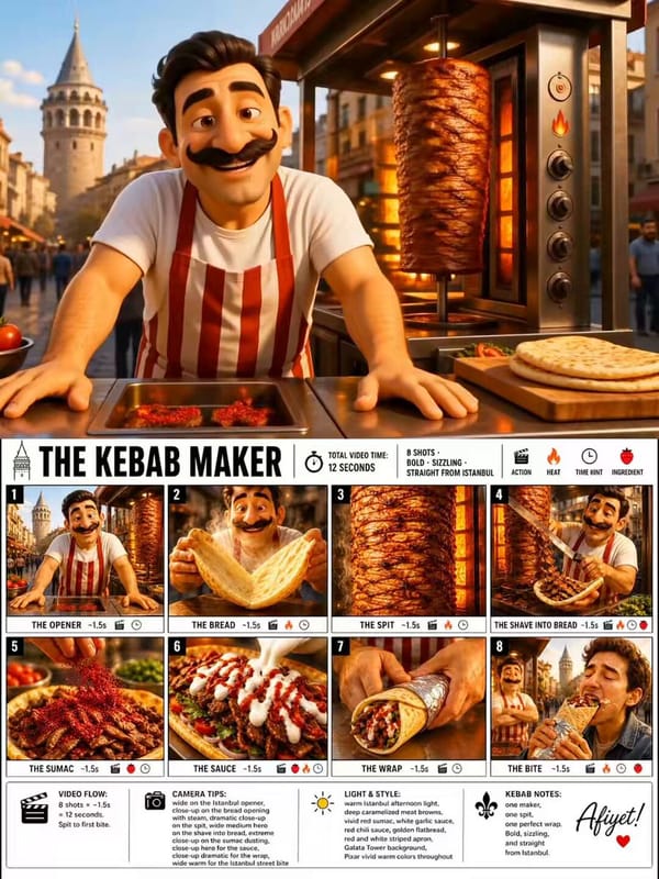 Turkish Kebab! prompt preview
