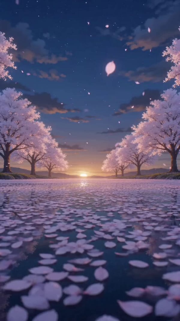 Two warriors. One destiny. Amidst a storm of cherry blossoms, every strike becomes poetry in mo…