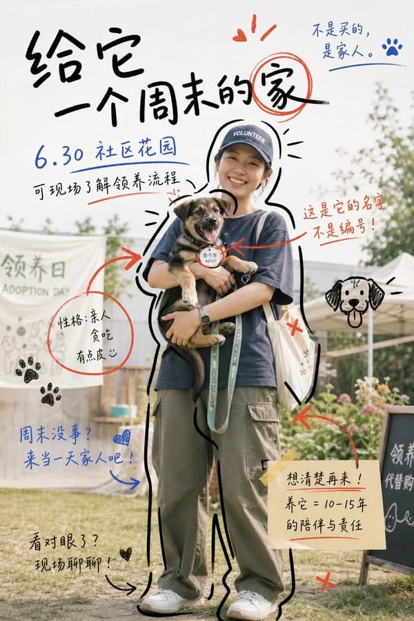 围绕具体主题内容生成一张高明度干净底场街头涂鸦人物视觉：主体全身或大部分身体立在干净高明度浅场中，真实摄影或写实人物与手绘深值粗线、主题派生高情绪色箭头、叉号、符号、手写短句和幼稚小图形混合。人物服… prompt example