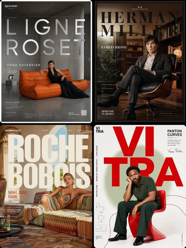 Ligne Roset × Zendaya — "TOGO SOVEREIGN" prompt preview