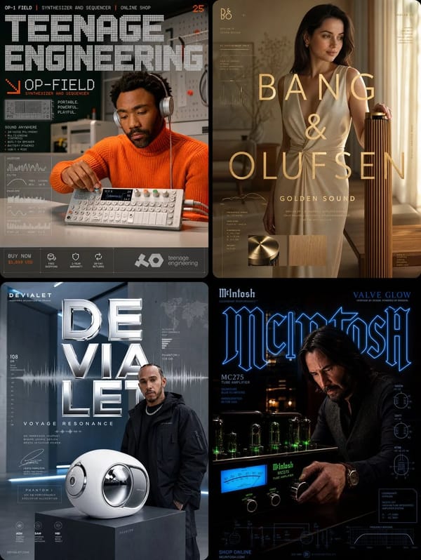 Teenage Engineering × Donald Glover — "OP-FIELD" prompt example