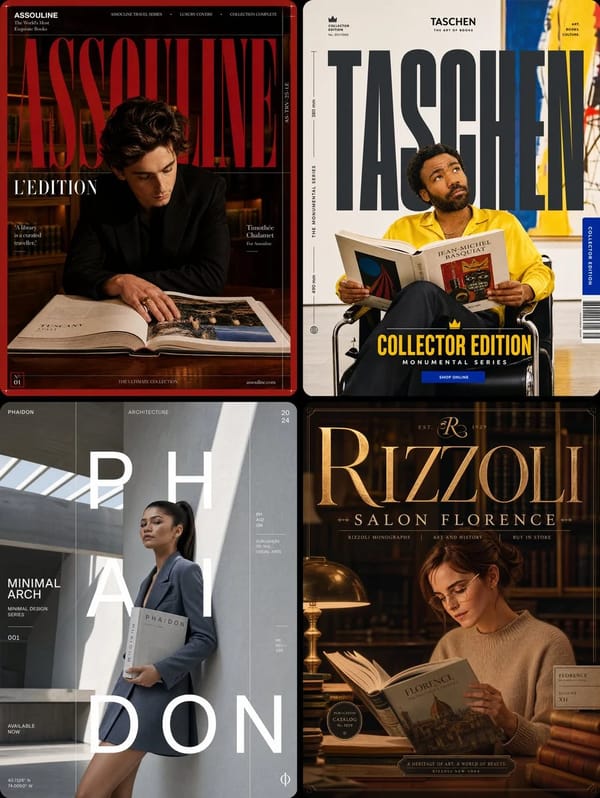 Assouline × Timothée Chalamet — "L'EDITION" prompt example