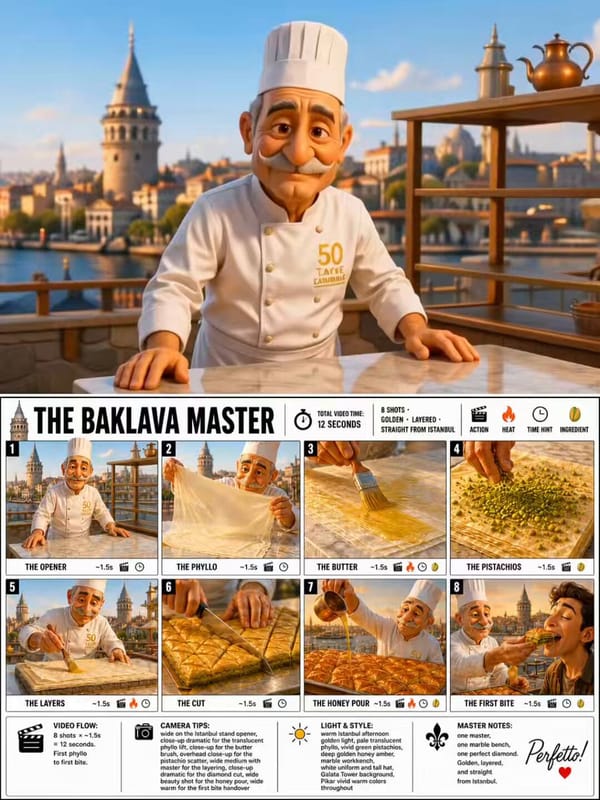 Best baklava in Istanbul! prompt preview