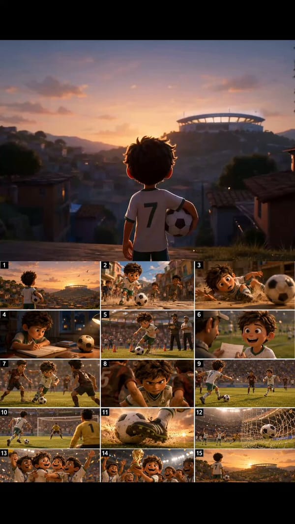 Jacob: A 10–12-year-old boy with messy dark brown hair, bright round eyes, a warm and expressiv…
