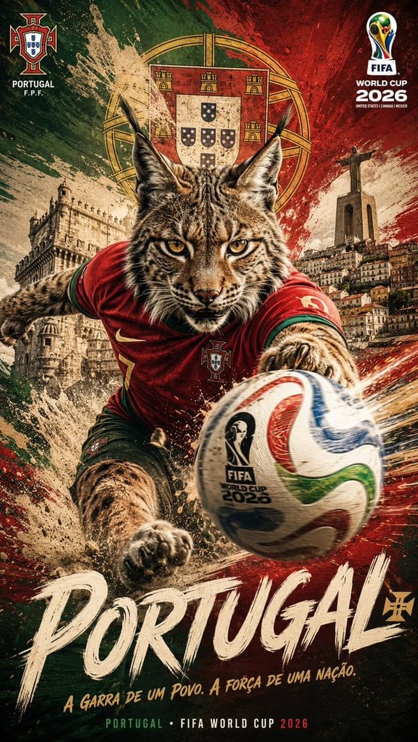Universal FIFA World Cup 2026 National Spirit Poster prompt example
