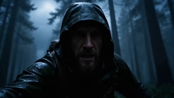 15-second ultra-cinematic realistic transformation sequence during a violent midnight thunderst…