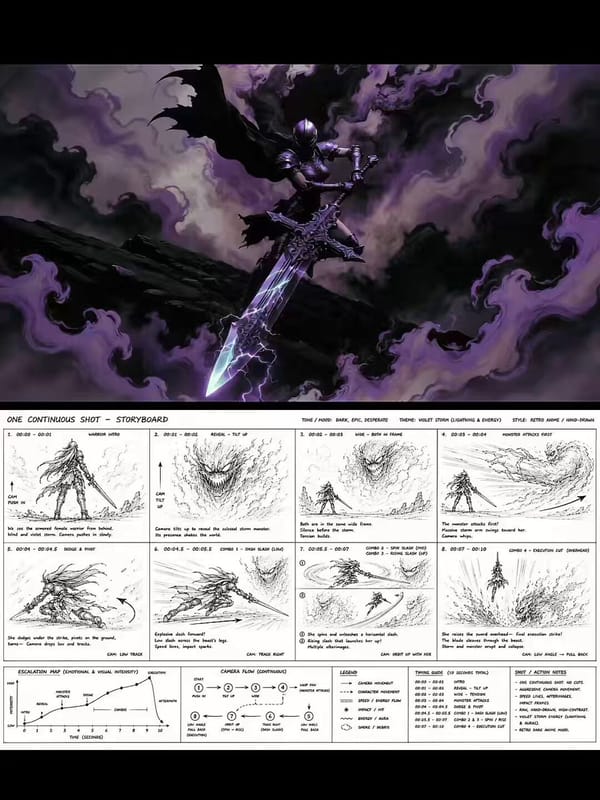 Use the uploaded character image as the main character reference and the storyboard image as th…