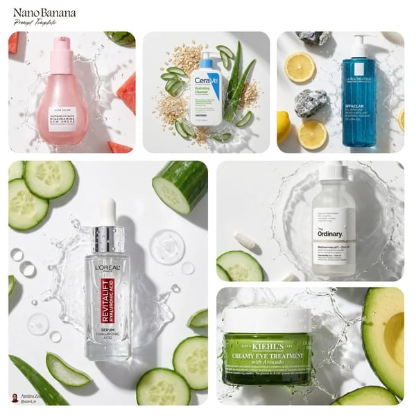 [Product], centered top down flat lay, surrounded by [Ingredients], fresh slices and whole piec…