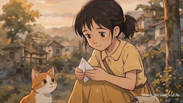 TITLE The Girl and the Paper Boat REFERENCE Use the uploaded storyboard board and character sheet a… prompt example