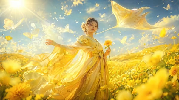 A professional photograph captured from an extreme low-angle shot, reimagined in a [Primary Col…