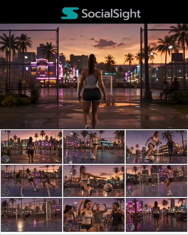 Use the reference storyboard to make a full cinematic video. The scene follows Lucia in a GTA 6…