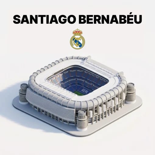 Present a clear, 45° top-down isometric miniature 3D cartoon scene of [Stadium], with soft refined… prompt example