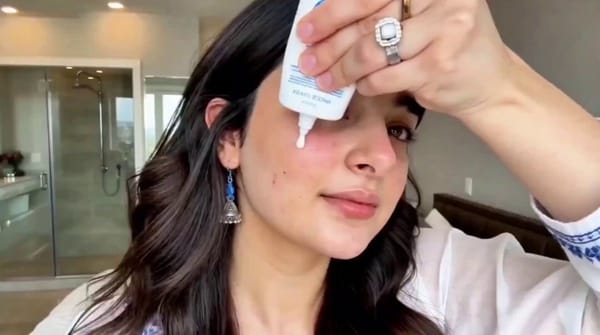 Stop scrolling— a girl without makeup prompt example