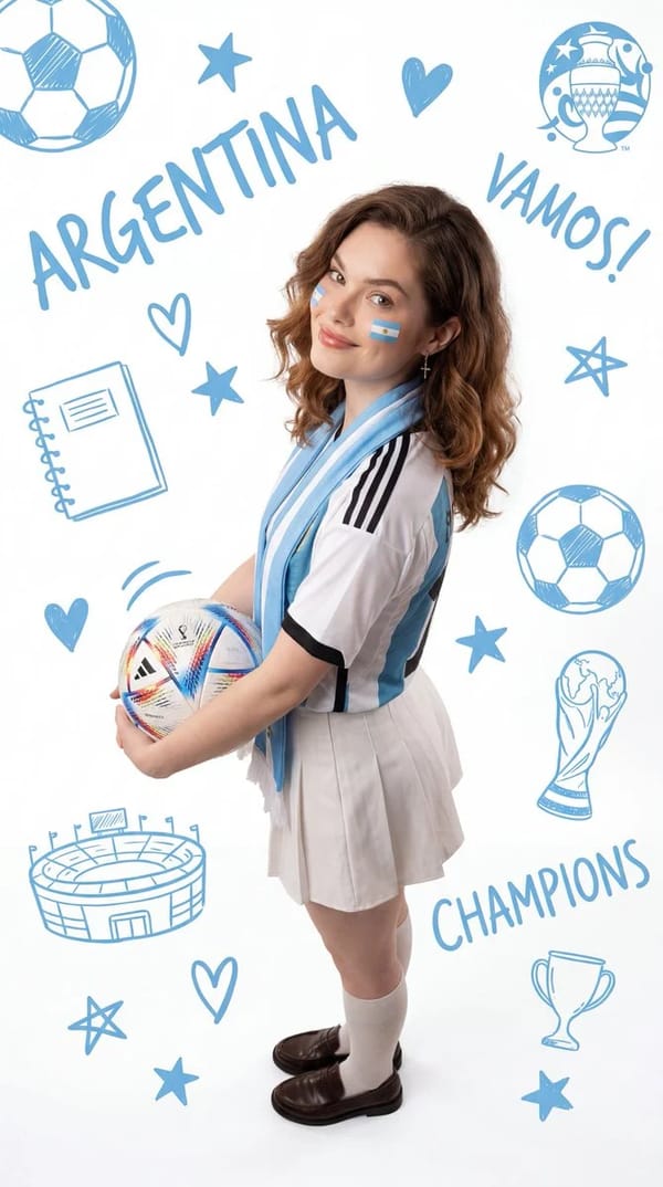 Ultra-realistic full-body photograph of a young woman with facial features matching the reference i… prompt example