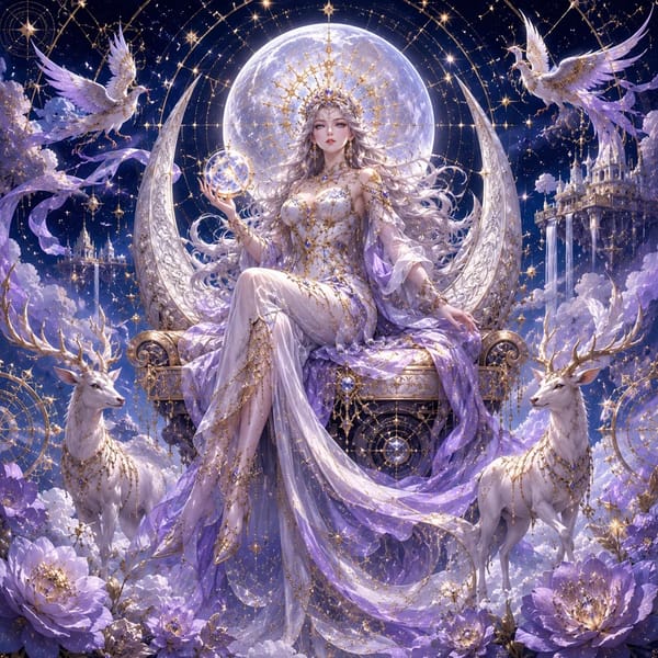 QUEEN OF THE LUNAR COSMOS prompt preview