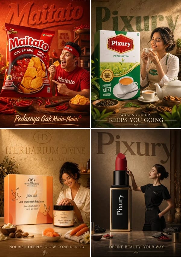 8K ultra photorealistic lifestyle commercial poster, vertical 3:4 ratio, [Product Lighting Style] l… prompt example