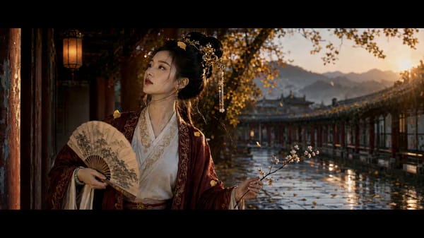 2-4秒：笑意缓缓收敛，轻抬头，视线转向画面右侧，神情转认真。 〔语气微顿〕 prompt preview
