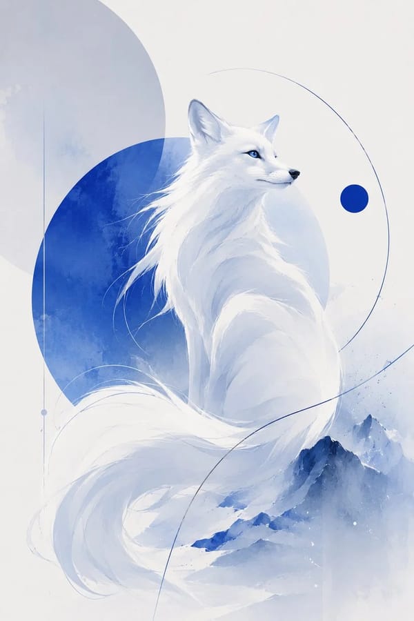 一张极简主义现代 editorial 风格插画，主体为[Subject]。画面以干净流畅的优雅线条塑造主体轮廓，强调修长比例、简洁造型与高级审美。背景保留大面积留白，并搭配少量抽象几何构成、半透明叠… prompt example