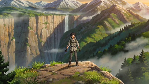 Seedance 2.0, 15 seconds, 16:9. Studio Ghibli-inspired fantasy adventure, soft painterly anime,…