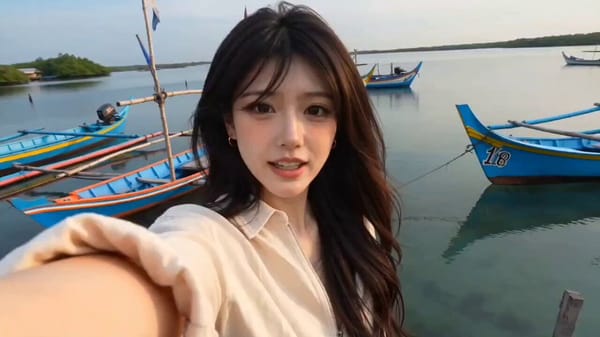 SCENE – Seedance 2.0 | 15s Coastal Diary Vlog Maintain the exact face, identity, hairstyle, ski…