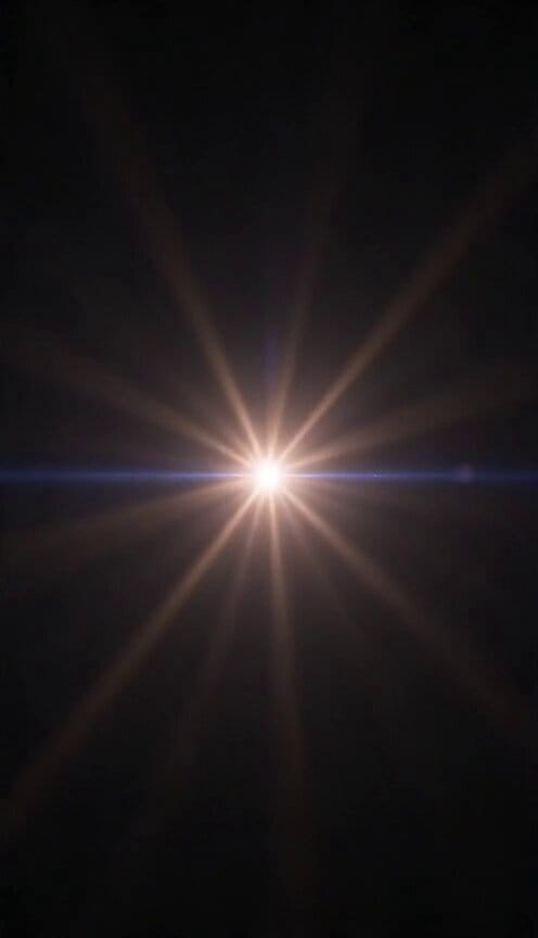 A single uninterrupted cinematic shot begins in absolute darkness. There is no light, no stars,…