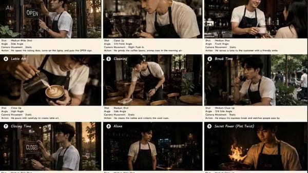 The Coffee Barista prompt preview