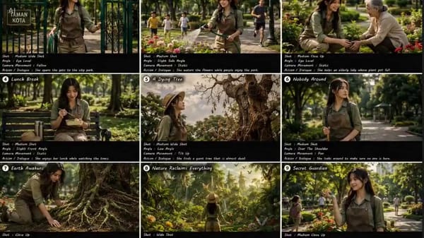 The Gardener prompt example