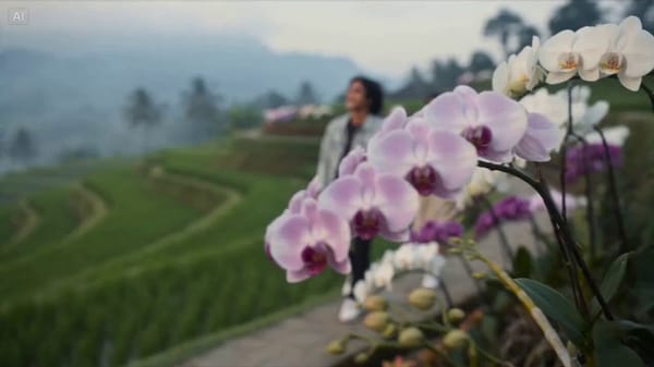 Tempat ini cantik ya... tapi masih kalah sama kamu. prompt preview
