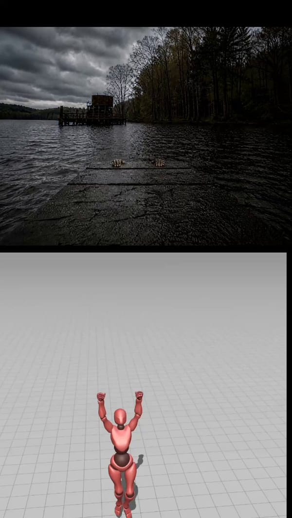 Create a hyper-realistic 15-second cinematic action video. VIDEO 1 is the strict motion referen…