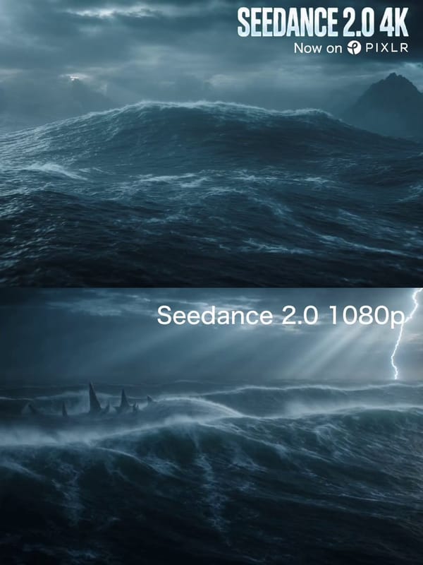 Ultra-realistic cinematic blockbuster action video set entirely above a violent stormy ocean, w…