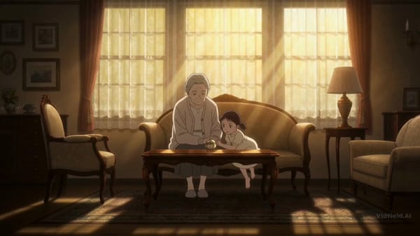 "Generate one continuous 15-second cinematic anime video matching shots, framing, lighting, mot…