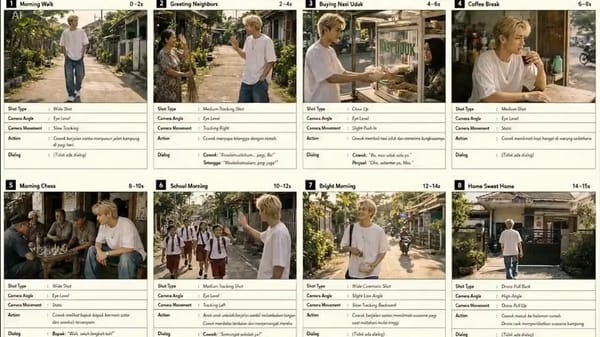 Assalamualaikum... pagi, Bu! prompt preview