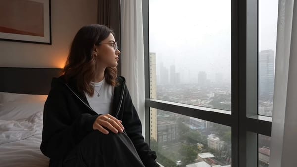 Rainy Weekend Alone prompt example