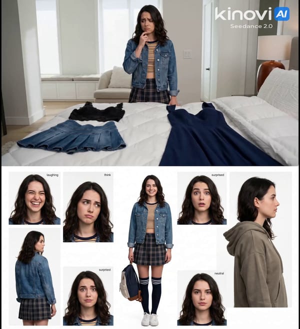 VISUALS: Scene 1: Live-action, high-quality cinematic aesthetic. A bright, modern bedroom. The…