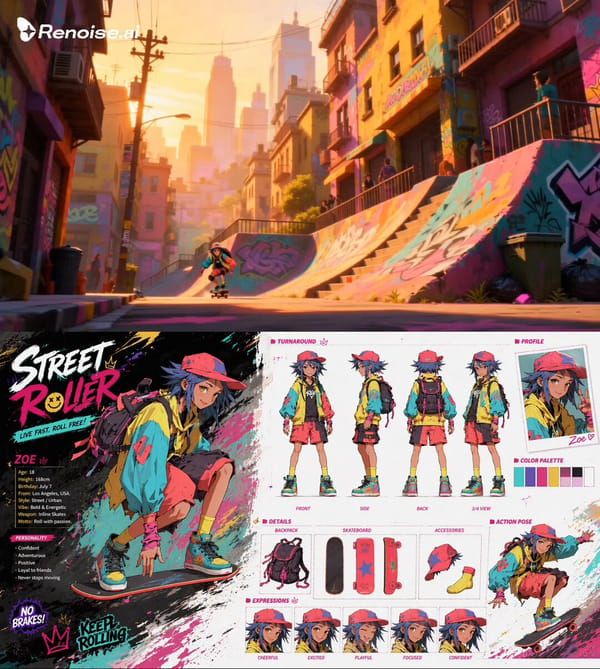 street color explosion prompt preview