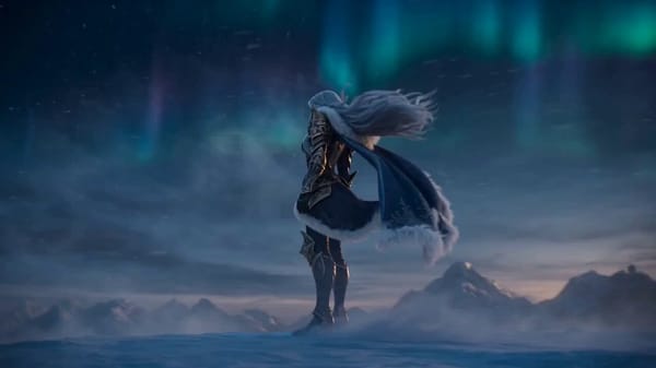 [GLOBAL SETUP] Style: cinematic CG fantasy, hyper detailed anime realism hybrid, epic game cine…