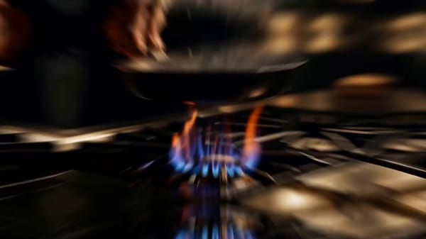 THE FLAME CHEF - 15 second high-energy cinematic cooking film, 10 rapid scenes, fast rhythmic p…
