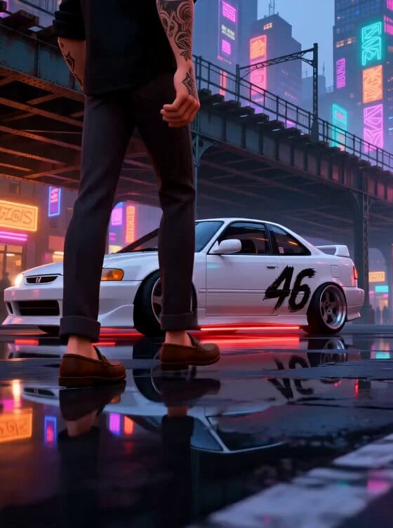 GLOBAL STYLE: Stylized 3D animation, cel shaded graphics, comic book rendering, Spider Verse in…