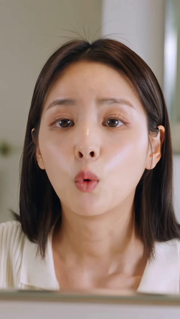 15-second ultra-realistic vertical 9:16 Korean K-beauty UGC mascara commercial for L'Oréal Pari…