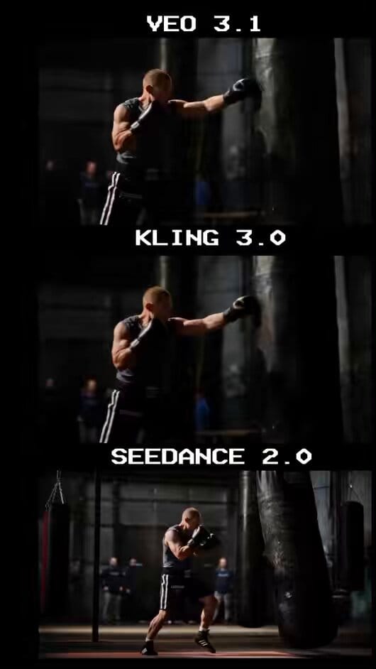 Shot 1: Duration: 2.0sec Scene: ⁠[0-2 sec]⁠ WIDE SHOT – Full body side view. The boxer throws p…