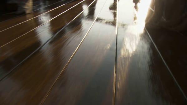 This is handheld documentary footage recorded on an early-2000s consumer DV camcorder by someon…