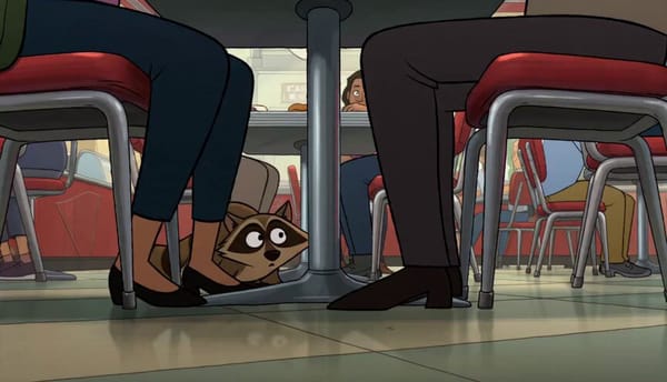 Style: 2D hand-drawn animation, vibrant and clean color palette, fluid comedic character design…